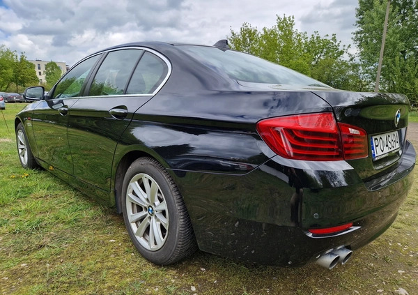 BMW Seria 5 cena 60500 przebieg: 139500, rok produkcji 2016 z Poznań małe 497